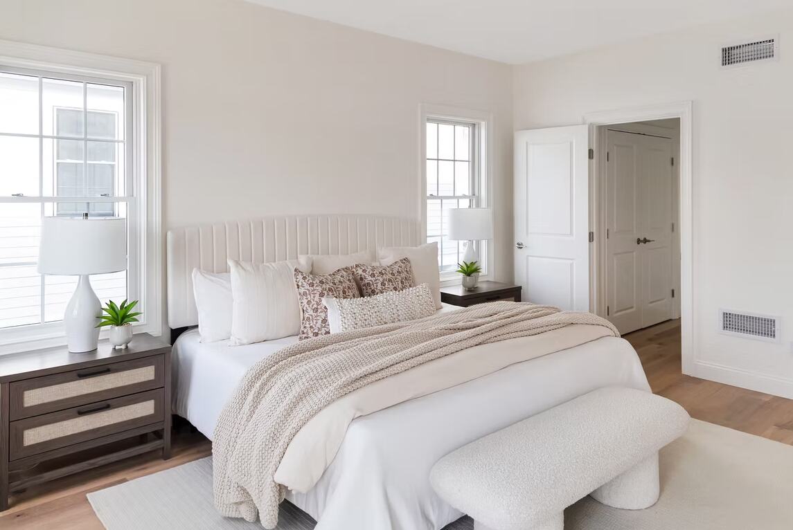 The primary bedroom